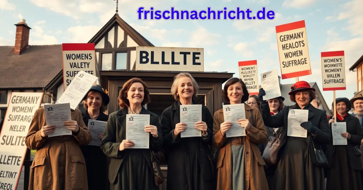 Frauenwahlrecht in Deutschland