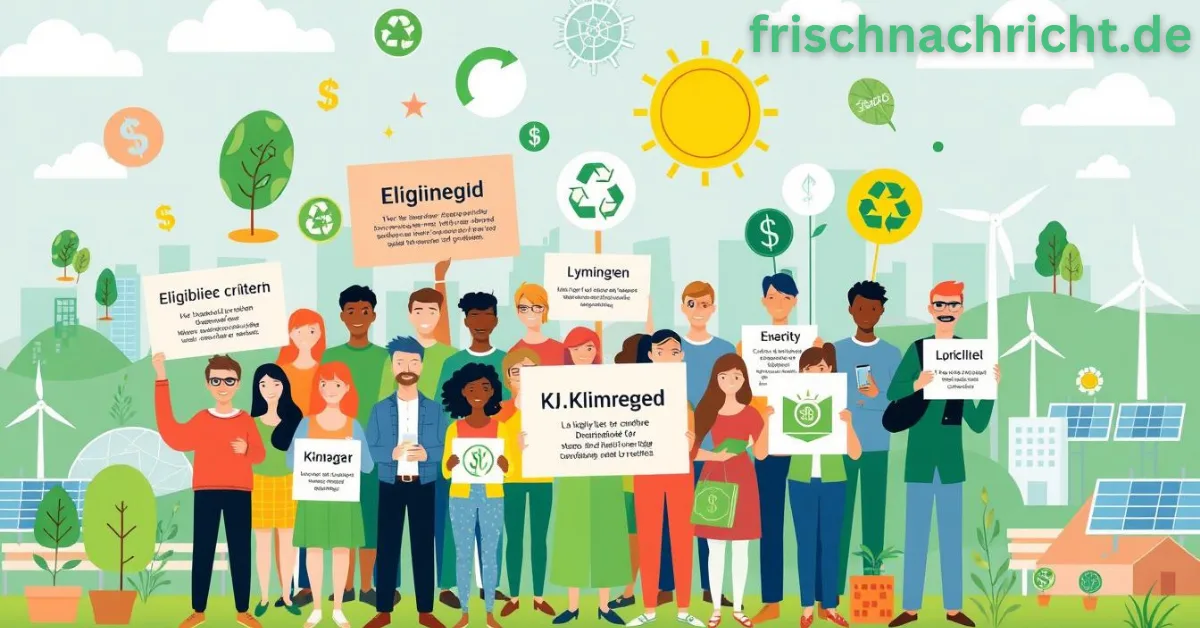Klimageld Voraussetzungen