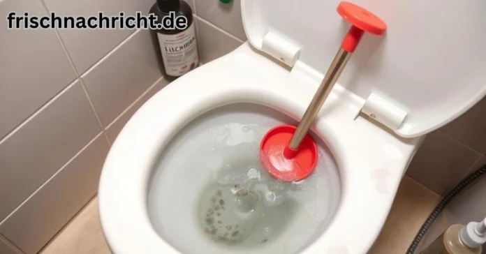 toilette verstopft was tun