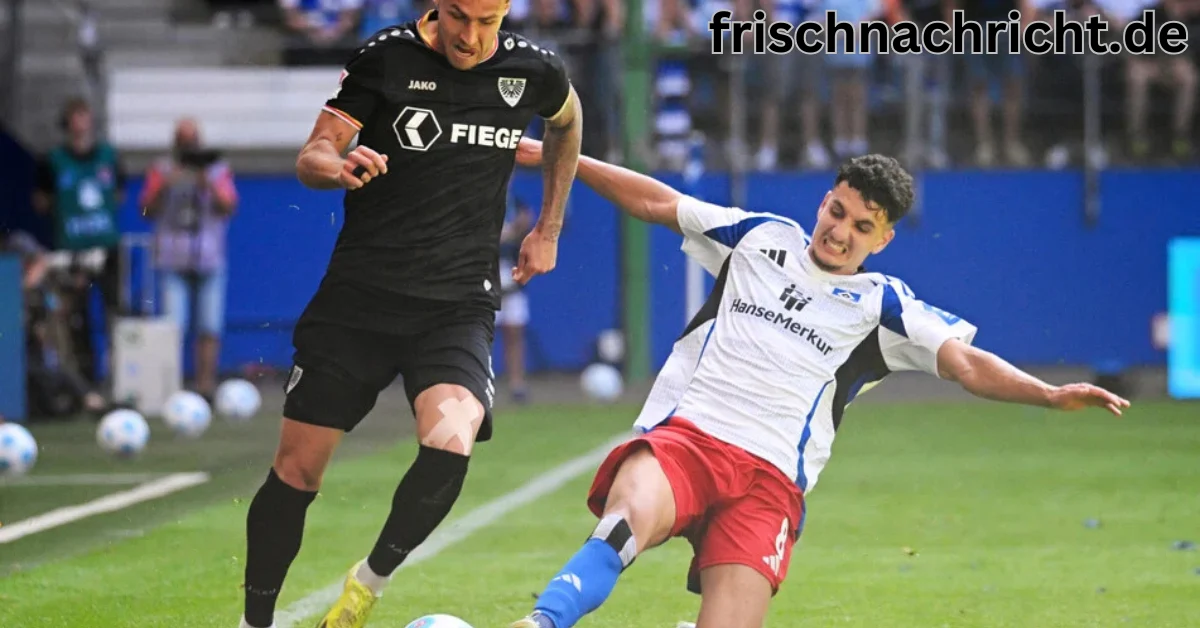 Aufstellungen Teilnehmer HSV gegen Preussen Münster (1)