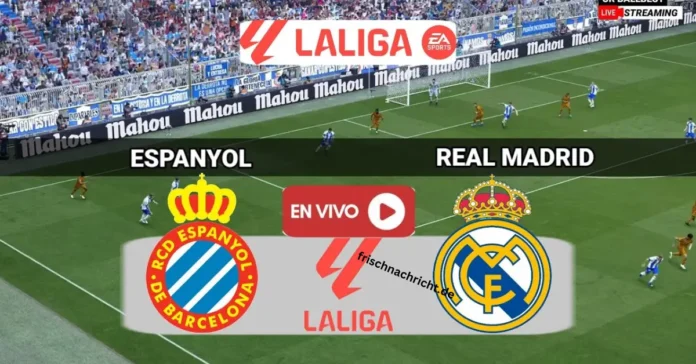 Aufstellungen Teilnehmer Real Madrid gegen Espanyol Barcelona