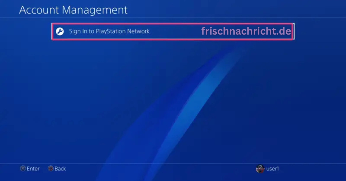 PlayStation Network Login
